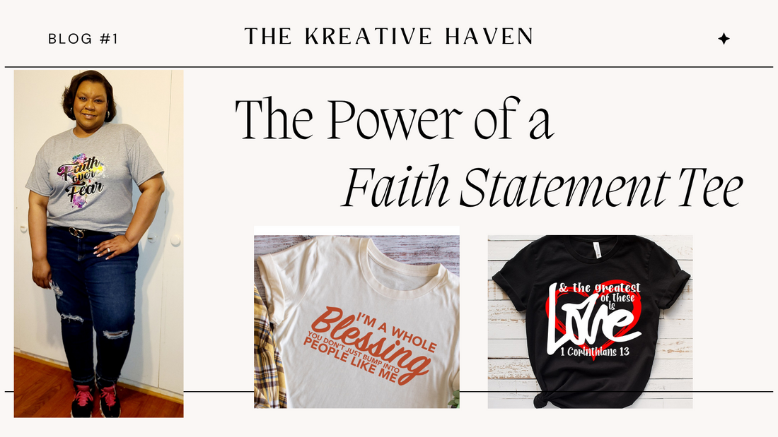 The Power of Faith Statement Tees